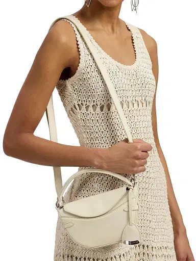 Ralph Lauren Collection Women's The Ralph Mini Leather Crossbody Bag - Lux Cream | Thumbnail 5 Ralph Lauren Collection Women's The Ralph Mini Leather Crossbody Bag - Lux Cream | Thumbnail 5