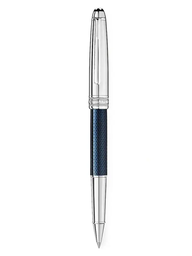 Montblanc Meisterstück Solitaire Doué Blue Hour Classique Rollerball Pen - Blue