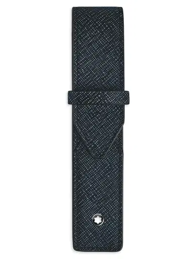Montblanc Sartorial Leather 2-Pen Pouch - Blue | Thumbnail 1 Montblanc Sartorial Leather 2-Pen Pouch - Blue | Thumbnail 1