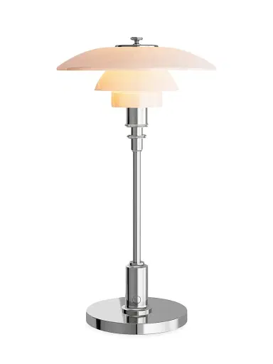 Louis Poulsen PH 2/1 Portable Lamp - High Lustre Chrome Plated | Thumbnail 2