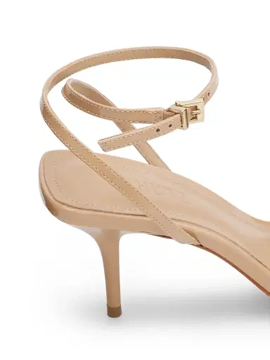 Schutz Women's Elodie 75MM Patent Leather Sandals - Honey Beige | Thumbnail 5 Schutz Women's Elodie 75MM Patent Leather Sandals - Honey Beige | Thumbnail 5