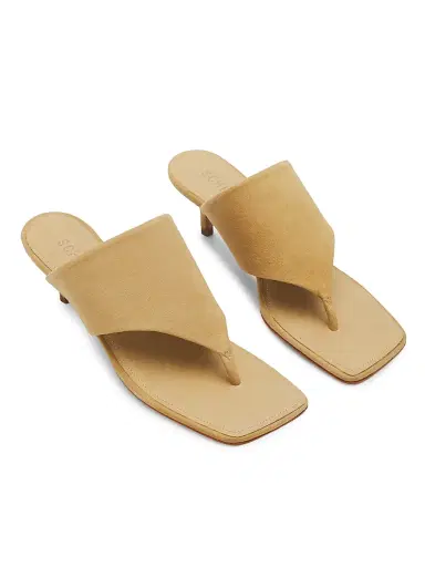 Schutz Women's Sage 60MM Suede Sandals | Thumbnail 2