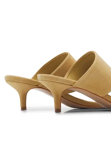 Schutz Women's Sage 60MM Suede Sandals | Thumbnail 3