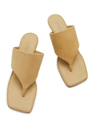 Schutz Women's Sage 60MM Suede Sandals | Thumbnail 4