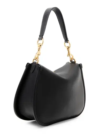 Etro Women's Medium Pony Studded Leather Shoulder Bag - Black | Thumbnail 6