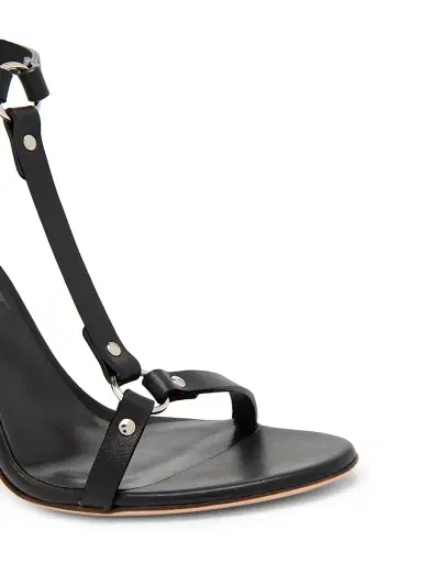 Tom Ford Women's 105MM Leather T-Strap Sandals - Black - Size 11.5 | Thumbnail 5 Tom Ford Women's 105MM Leather T-Strap Sandals - Black - Size 11.5 | Thumbnail 5
