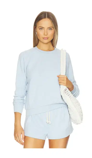 perfectwhitetee Fleece Crew Neck Sweatshirt | Thumbnail 1