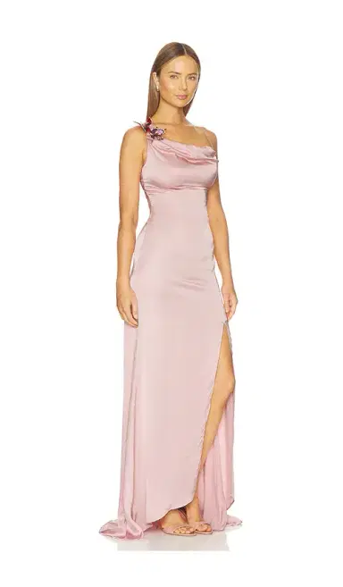 BLUMARINE Satin Butterfly Dress | Thumbnail 2 BLUMARINE Satin Butterfly Dress | Thumbnail 2