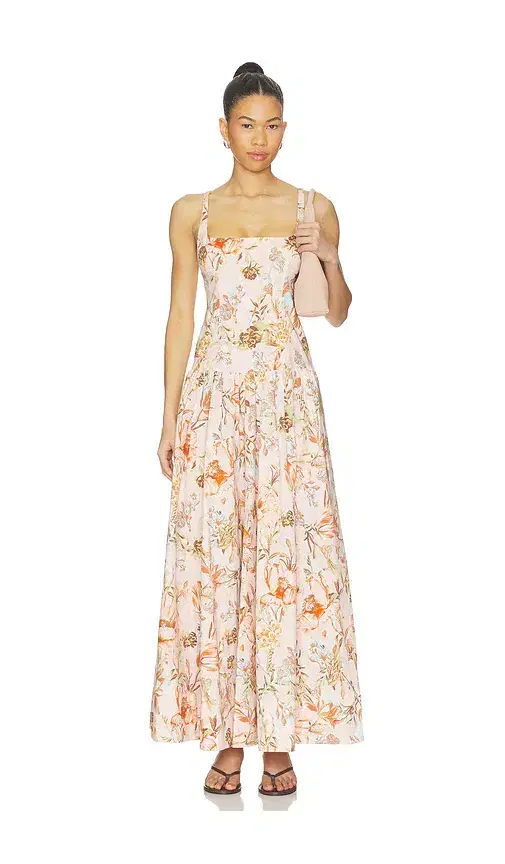Square Neck Maxi Dress