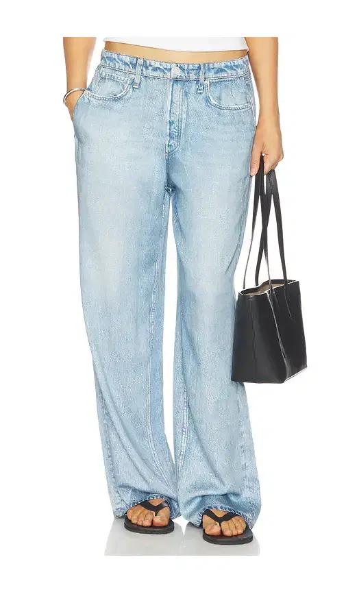 Rag & Bone rb Miramar Slink Wide Leg Pull On Jeans