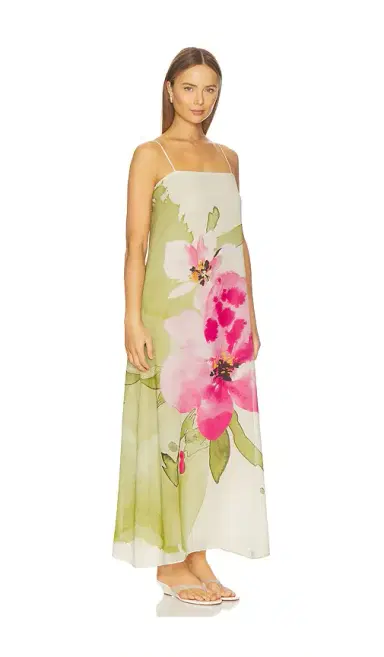 Especia Java Tropical Long Dress | Thumbnail 2