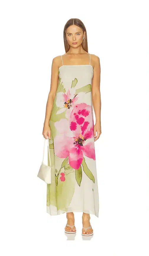 Java Tropical Long Dress