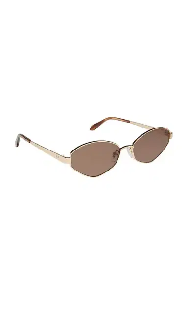DIFF EYEWEAR X Jojo Fletcher Irregular Metal Cat Eye Sunglasses | Thumbnail 2