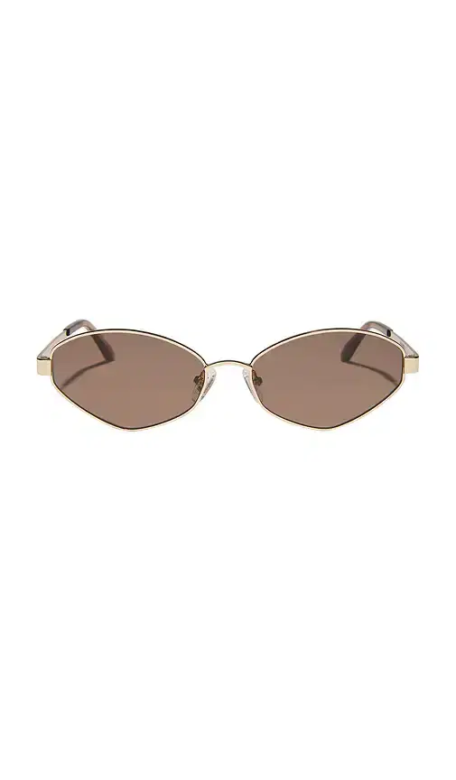 X Jojo Fletcher Irregular Metal Cat Eye Sunglasses