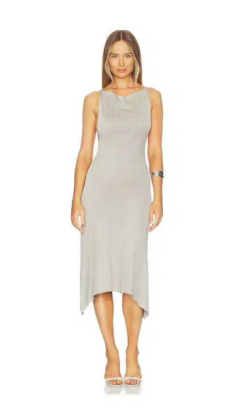 Isa Boulder Cowl Neck Dress
