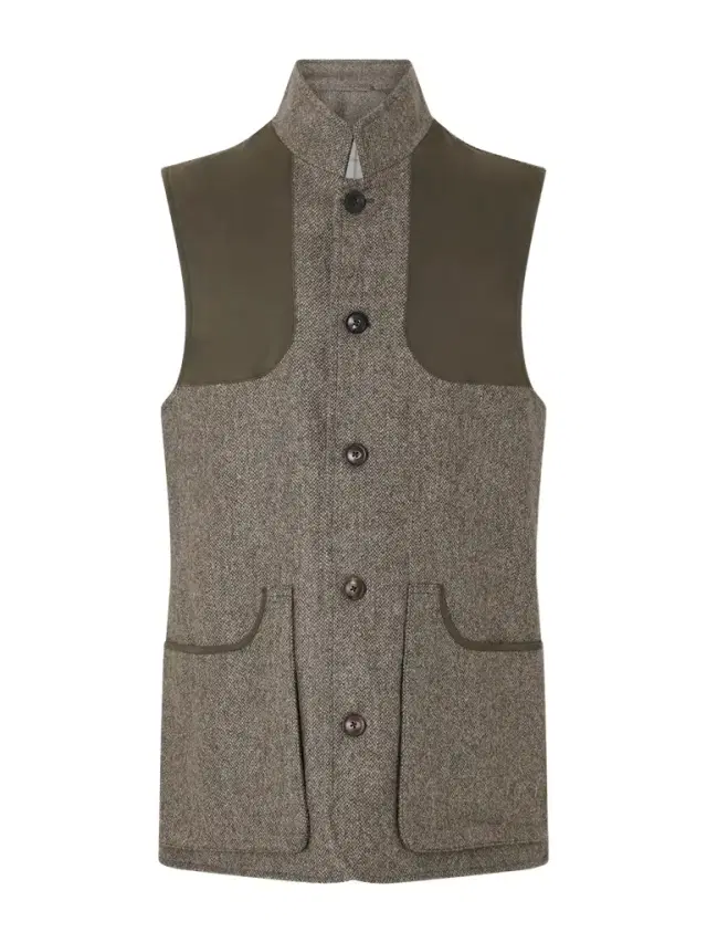 Purdey Wool-Tweed Gilet - Men