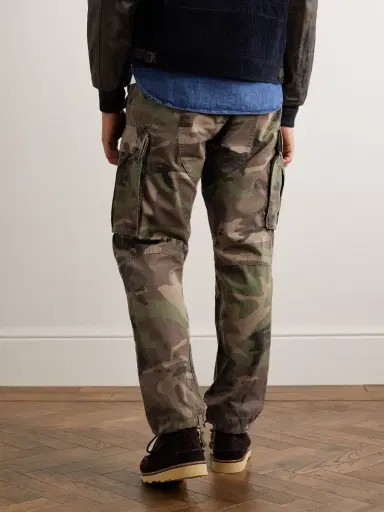 RRL Tapered Camouflage-Print Cotton-Ripstop Cargo Trousers - Men | Thumbnail 3 RRL Tapered Camouflage-Print Cotton-Ripstop Cargo Trousers - Men | Thumbnail 3