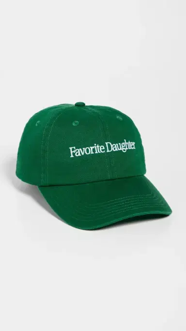 Favorite Daughter Classic Logo Baseball Cap Green One Size | Thumbnail 2