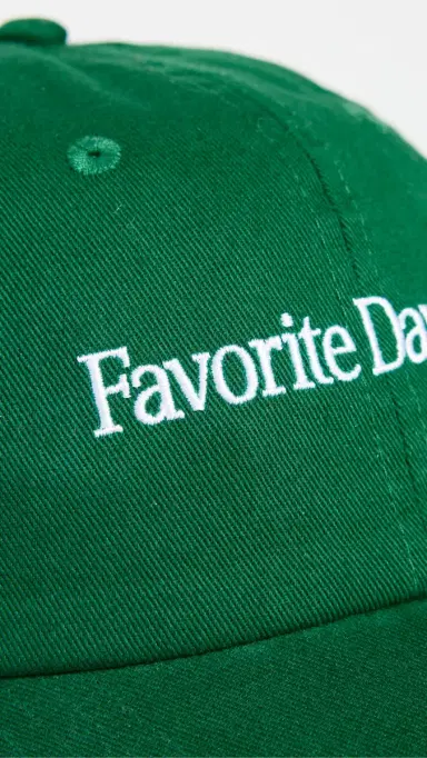 Favorite Daughter Classic Logo Baseball Cap Green One Size | Thumbnail 5