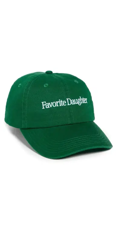 Favorite Daughter Classic Logo Baseball Cap Green One Size | Thumbnail 1