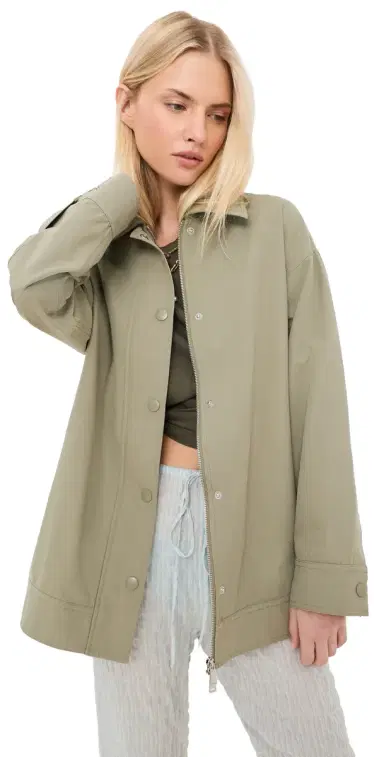 LE BOP x Mally K. Goldman Mally Oversized Jacket Sage | Thumbnail 1 LE BOP x Mally K. Goldman Mally Oversized Jacket Sage | Thumbnail 1