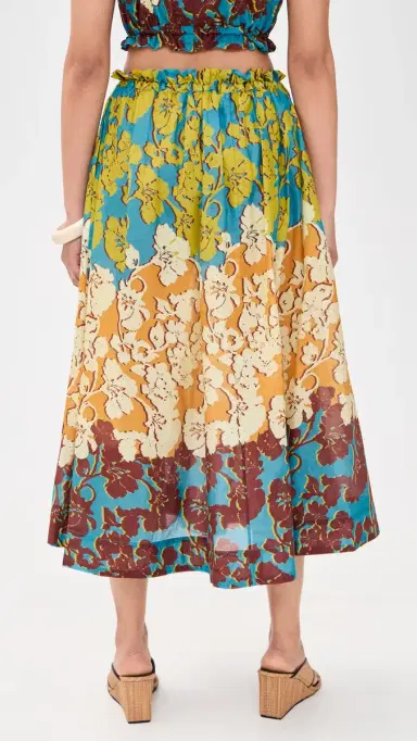 ALÉMAIS Splice Midi Skirt Multi | Thumbnail 3
