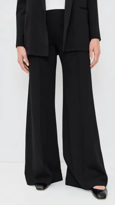 Ripley Rader Ponte Knit Wide Leg Pant Black M | Thumbnail 2