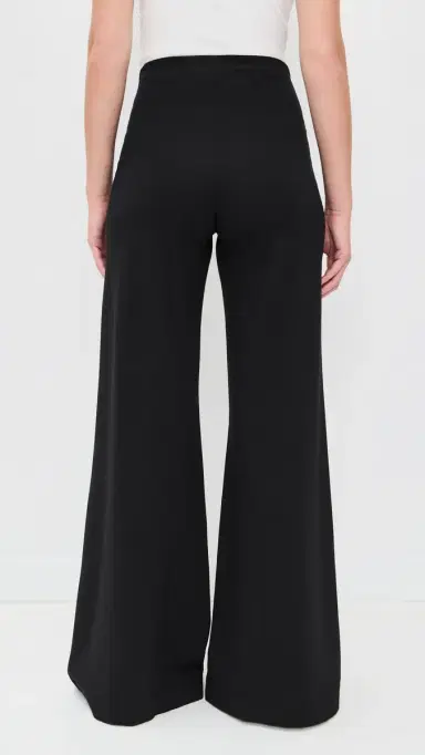Ripley Rader Ponte Knit Wide Leg Pant Black M | Thumbnail 3