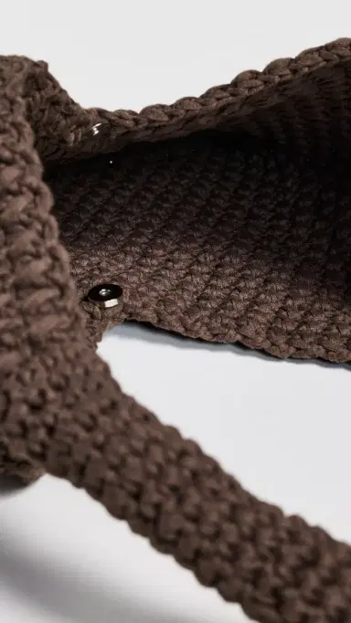 Binge Knitting Lara Triangle Tote | Thumbnail 6 Binge Knitting Lara Triangle Tote | Thumbnail 6