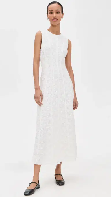 Hill House Home The Leanne Dress White L | Thumbnail 5
