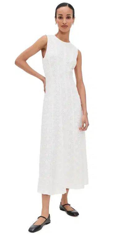 Hill House Home The Leanne Dress White L | Thumbnail 1