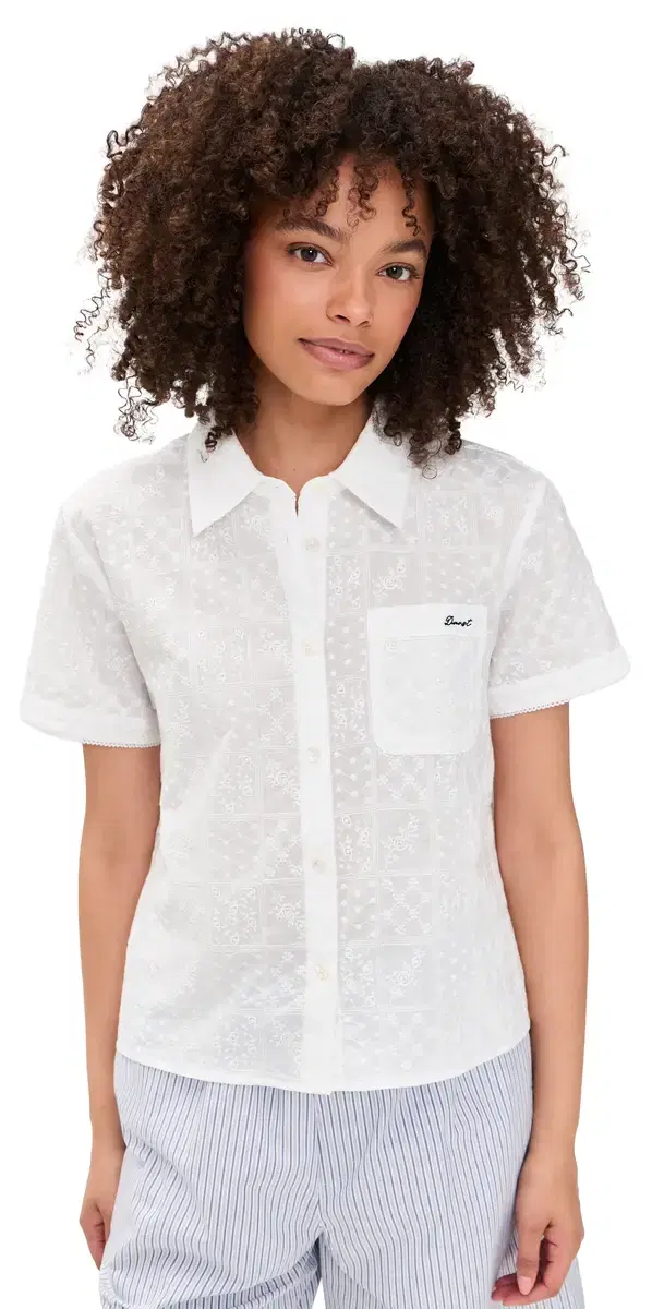 Crafted Button Down Shirt White