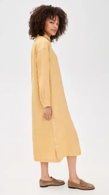 Alex Mill Kerry Shirtdress In Linen Light ienna | Thumbnail 4 Alex Mill Kerry Shirtdress In Linen Light ienna | Thumbnail 4