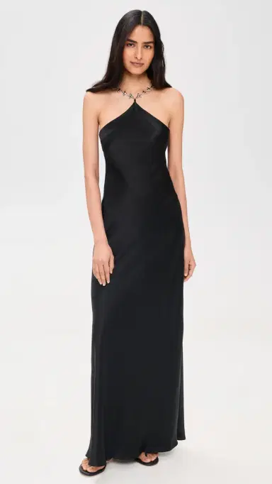 STAUD Cadence Dress Black | Thumbnail 2