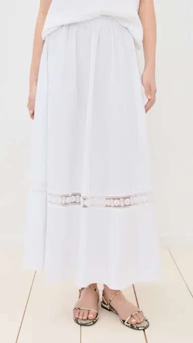 LE BOP x Mally K. Goldman Carey Skirt White M | Thumbnail 2