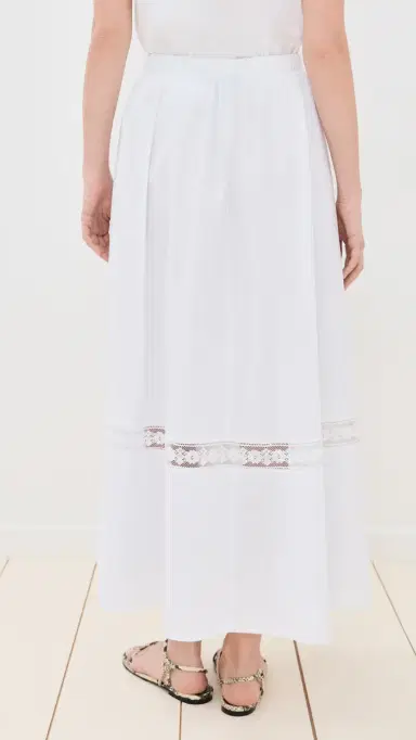 LE BOP x Mally K. Goldman Carey Skirt White M | Thumbnail 3