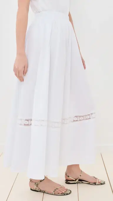 LE BOP x Mally K. Goldman Carey Skirt White M | Thumbnail 4