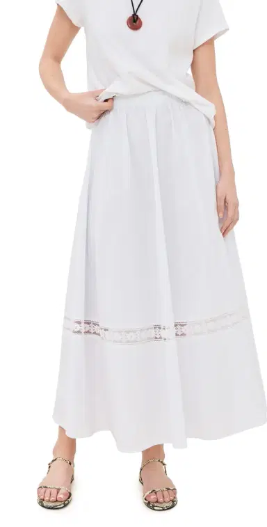 LE BOP x Mally K. Goldman Carey Skirt White M | Thumbnail 1