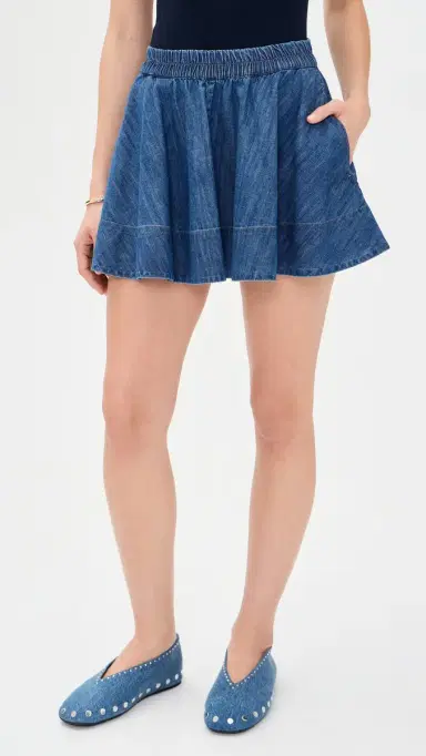 Suzie Kondi Lina Mini Circle Skirt Aegean | Thumbnail 2