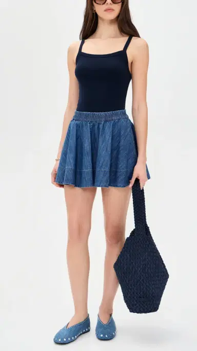 Suzie Kondi Lina Mini Circle Skirt Aegean | Thumbnail 5