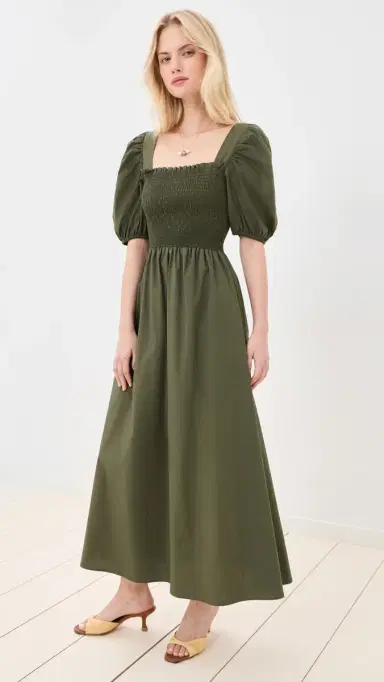 LE BOP x ally K. Goldman Bristol idi Dress Olive | Thumbnail 5 LE BOP x ally K. Goldman Bristol idi Dress Olive | Thumbnail 5
