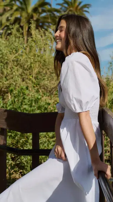 LE BOP x Mally K. Goldman Bristol Midi Dress White | Thumbnail 6 LE BOP x Mally K. Goldman Bristol Midi Dress White | Thumbnail 6