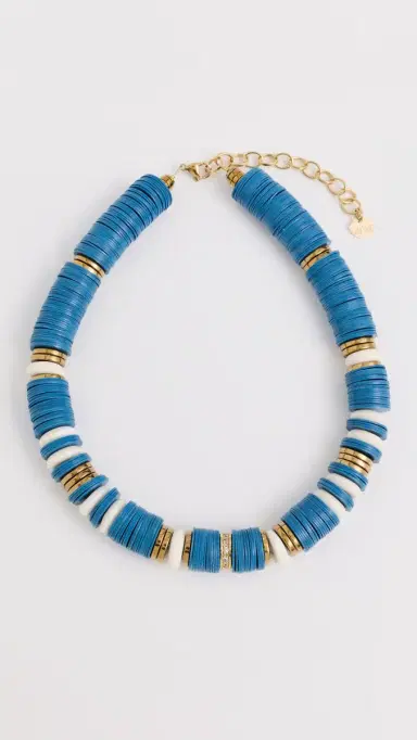 HIJAS DE PUKA Jaipur Blue Maria Necklace Sea Blue One Size | Thumbnail 2 HIJAS DE PUKA Jaipur Blue Maria Necklace Sea Blue One Size | Thumbnail 2