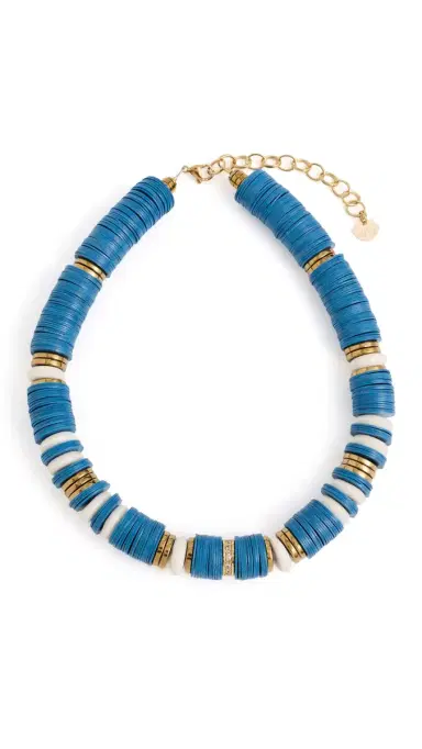 HIJAS DE PUKA Jaipur Blue Maria Necklace Sea Blue One Size | Thumbnail 5 HIJAS DE PUKA Jaipur Blue Maria Necklace Sea Blue One Size | Thumbnail 5