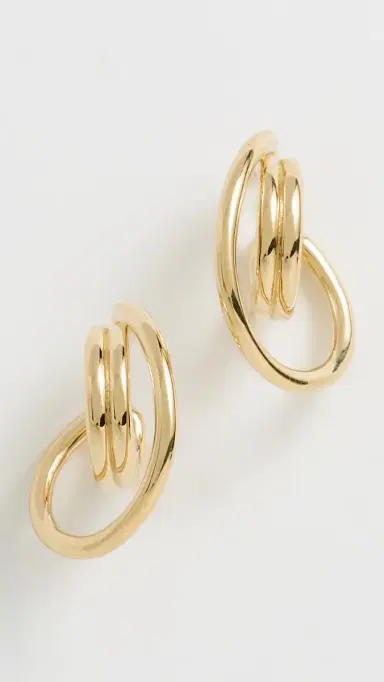 Otiumberg Sonder Hoop Earrings Gold One Size | Thumbnail 2