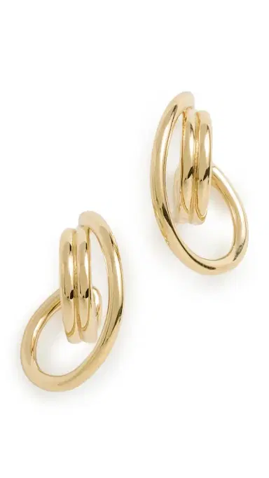 Otiumberg Sonder Hoop Earrings Gold One Size | Thumbnail 6
