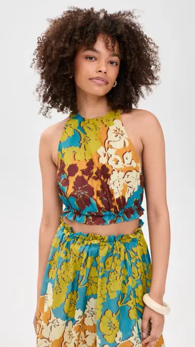 ALÉMAIS Splice Crop Top Multi | Thumbnail 2
