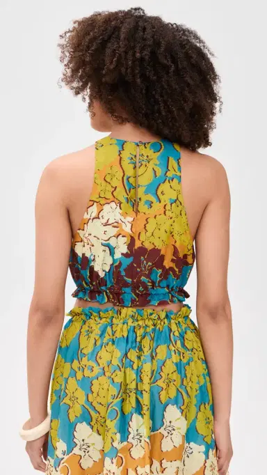 ALÉMAIS Splice Crop Top Multi | Thumbnail 3