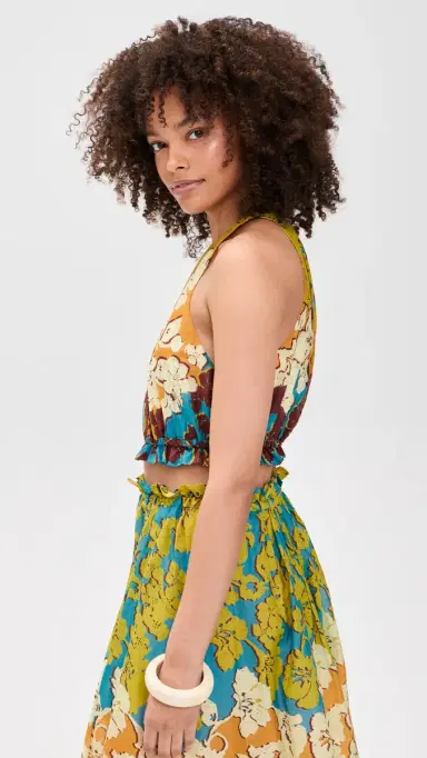ALÉMAIS Splice Crop Top Multi | Thumbnail 4