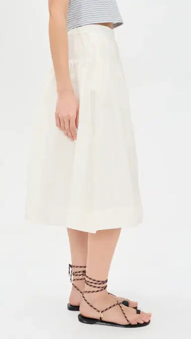Alex Mill Josephine Skirt In Ramie Off White | Thumbnail 4 Alex Mill Josephine Skirt In Ramie Off White | Thumbnail 4